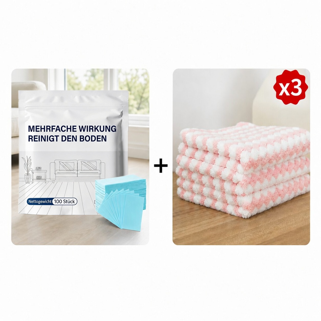 IEY® Multi-Effekt-Bodenreinigungstücher (100 Stück)