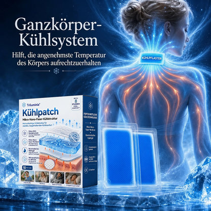 Sommer-Sale🔥🐟Letzter Tag 50% RABATT丨Trilumia® Kühlpad – Fortschrittliches 8H-Kühlpflaster für Nacken & Körper❄️