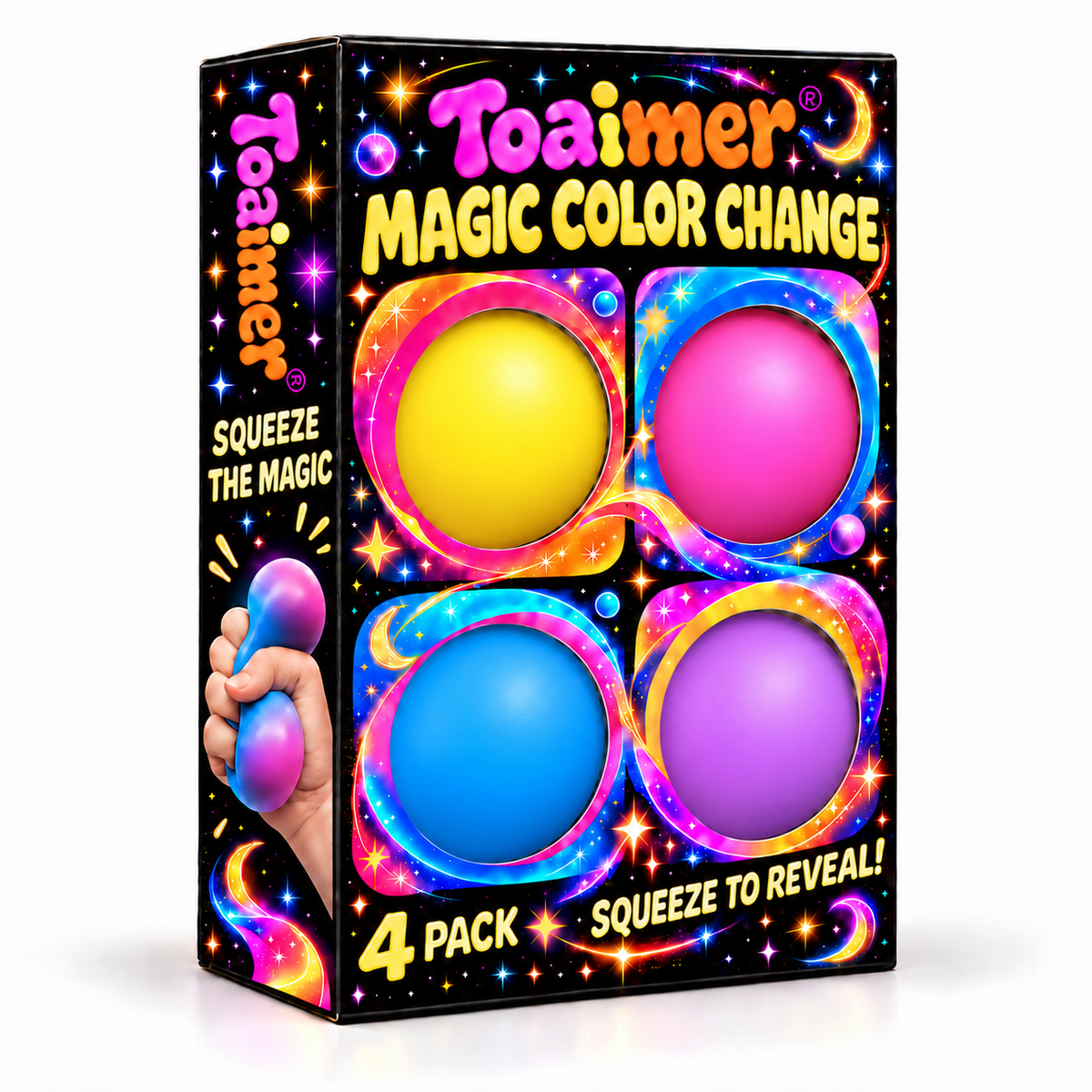 Toaimer® Magischer Quetschball mit Farbwechsel
