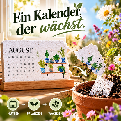 Toaimer®🌱 2027 Pflanzbarer Kalender – Nutzen. Einpflanzen. Wachsen sehen.🌱 ☀