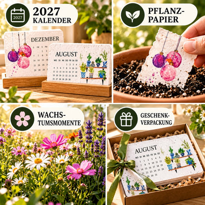 Toaimer®🌱 2027 Pflanzbarer Kalender – Nutzen. Einpflanzen. Wachsen sehen.🌱 ☀