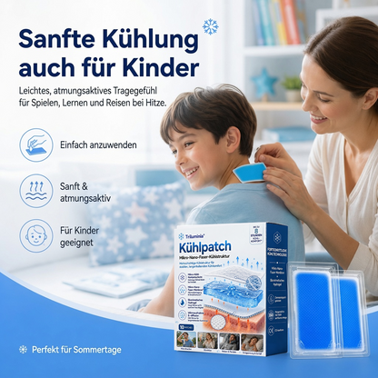 Sommer-Sale🔥🐟Letzter Tag 50% RABATT丨Trilumia® Kühlpad – Fortschrittliches 8H-Kühlpflaster für Nacken & Körper❄️