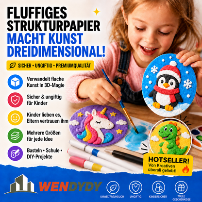 40%---IEY® 3D-Strukturpapier mit Aufpluster-Effekt 🎁🎁