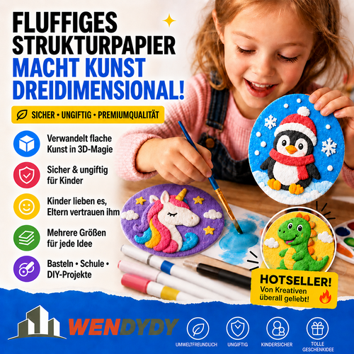 40%---IEY® 3D-Strukturpapier mit Aufpluster-Effekt 🎁🎁