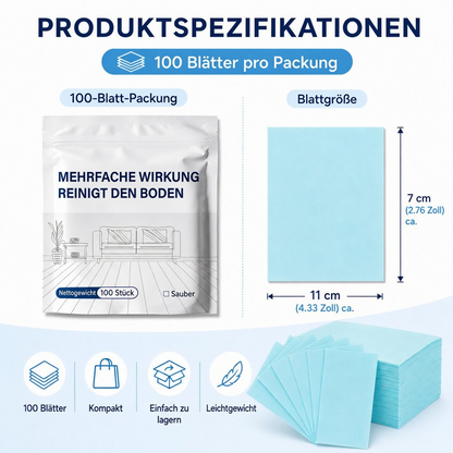 IEY® Multi-Effekt-Bodenreinigungstücher (100 Stück)