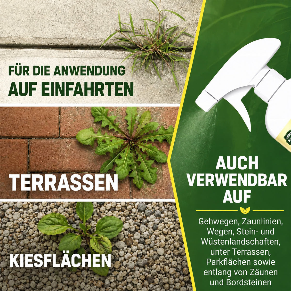 IEY® Schnell wirkendes natürliches Unkrautvernichtungsmittel mit lang anhaltendem Schutz 🌲