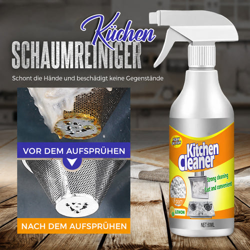 Sommer-Sale🔥🐟丨IEY® Universal Küchen-Fettlöser Schaum | Gegen stark eingebranntes Fett