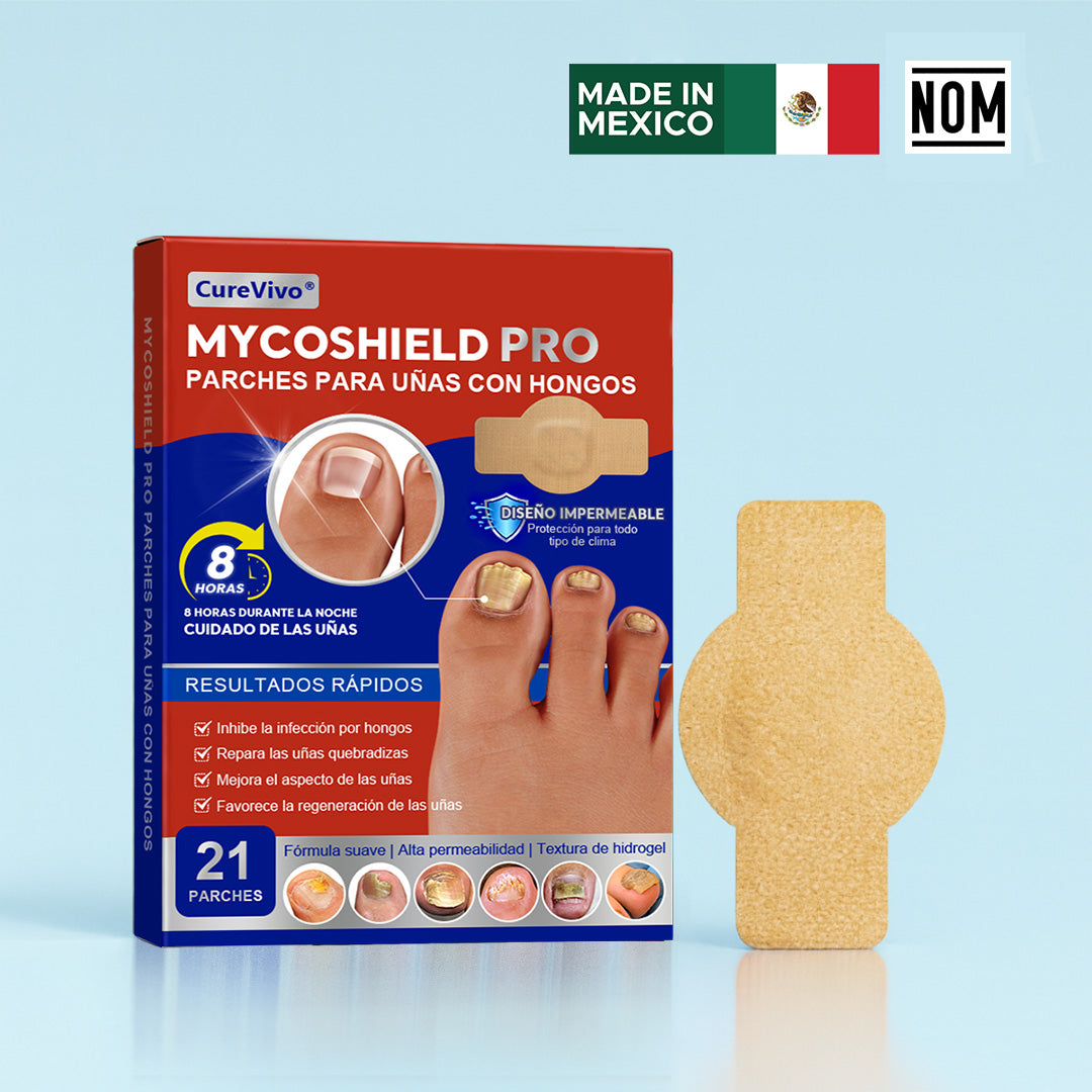 ⚡Resultados en dos días + reparación de calidad profesional 🏥CureVivo® MycoShield Pro Parches para uñas con hongos🎁🎁🎁