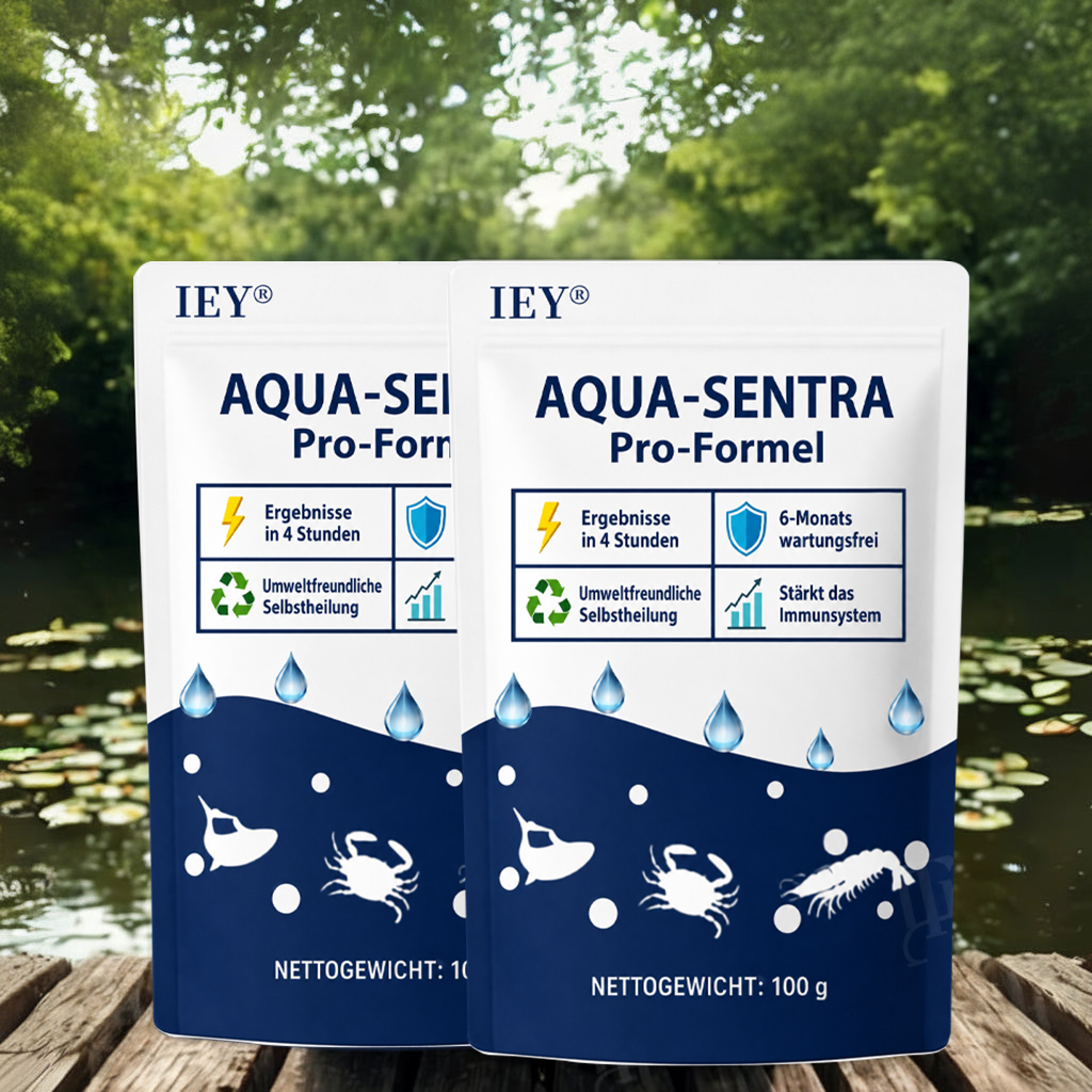 🐟✨IEY® Aqua-Sentra Pro Formel – Algen-Albtraum beenden, Teich-Schönheit schnell wiederherstellen!