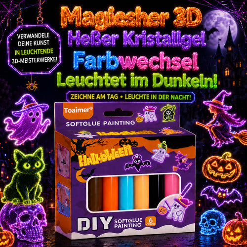 🚨 NUR HEUTE: 50% RABATT! 🎃 Toaimer® Magisches 3D-Leucht-Bastelset 👻