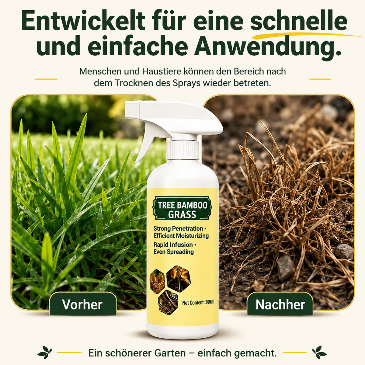 IEY® Schnell wirkendes natürliches Unkrautvernichtungsmittel mit lang anhaltendem Schutz 🌲
