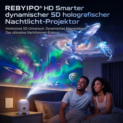 Sommer-Sale🔥🐟Letzter Tag 70% RABATT丨REBYIPO® STERNENMEER — Intelligenter 5D-Holografie-Sternenhimmel- & Ozean-Projektor 🌠