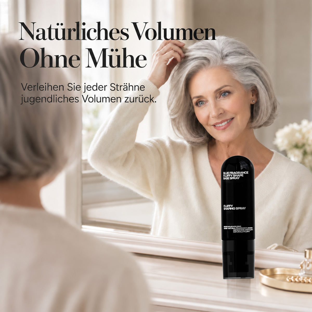 GarageLine®Peach-Scented Volumizing & Setting Spray – Lightweight, Bouncy Hair & Long-Lasting Hold