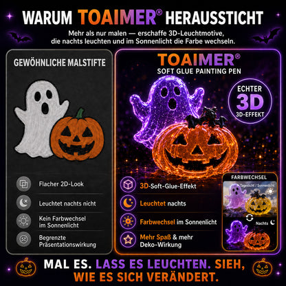 🚨 NUR HEUTE: 50% RABATT! 🎃 Toaimer® Magisches 3D-Leucht-Bastelset 👻