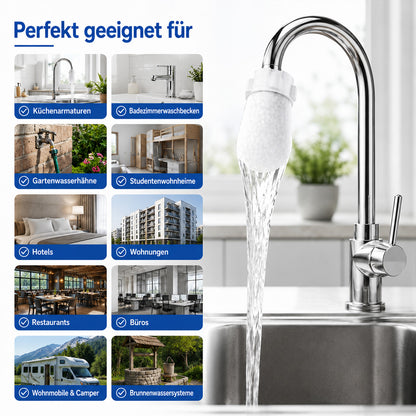 Sommer-Sale🔥🐟 LETZTER TAG: 50% RABATT ENDET HEUTE NACHT! | BVJ® 100er-Pack Universelle, spritzwassergeschützte Filterwatte-Beutel für Wasserhähne