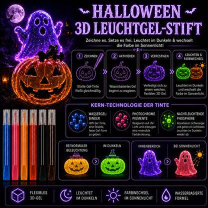 🚨 NUR HEUTE: 50% RABATT! 🎃 Toaimer® Magisches 3D-Leucht-Bastelset 👻
