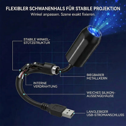 🐟🔥 Nur heute – 70 % Rabatt! | REBYIPO® Nachtlicht-Projektor – Intelligenter holografischer Sternenprojektor 🌠