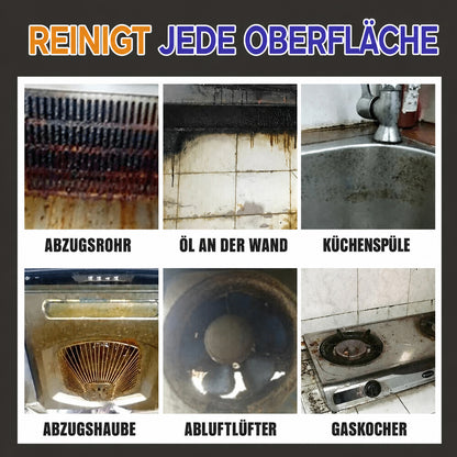 Sommer-Sale🔥🐟丨IEY® Universal Küchen-Fettlöser Schaum | Gegen stark eingebranntes Fett