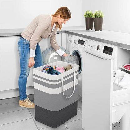 SVOZK® Collapsible Laundry Hamper Set, Large Capacity Fabric Laundry Baskets with Handles for Clothes & Storage-TTT