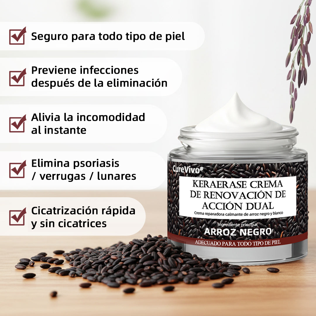 Tienda oficial🩺丨 CureVivo® KeraErase Crema Renovadora de Doble Acción🎯🎯🎯