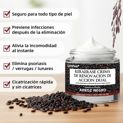Tienda oficial🩺丨 CureVivo® KeraErase Crema Renovadora de Doble Acción🎯🎯🎯