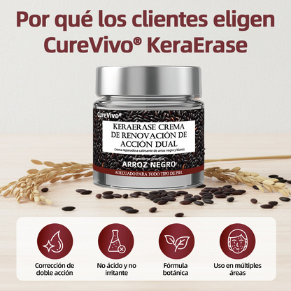 Tienda oficial🩺丨 CureVivo® KeraErase Crema Renovadora de Doble Acción🎯🎯🎯