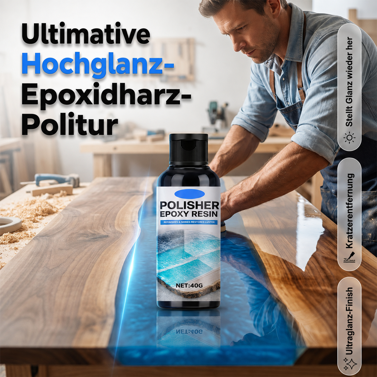 🥳 TOP-ANGEBOT 2026: IEY® Epoxidharz-Politur – Kristallklarer Hochglanz ohne Kratzer! 🐟🎉