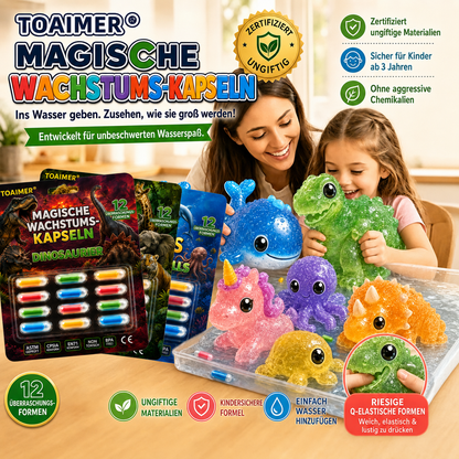 🐟Heute 50% sparen丨Toaimer® Magic Growing Animal Capsules – Sehen Sie, wie verborgene Tiere im Wasser zum Leben erwachen 💧