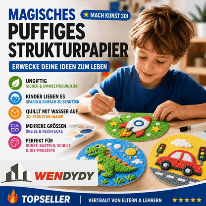 40%---IEY® 3D-Strukturpapier mit Aufpluster-Effekt 🎁🎁
