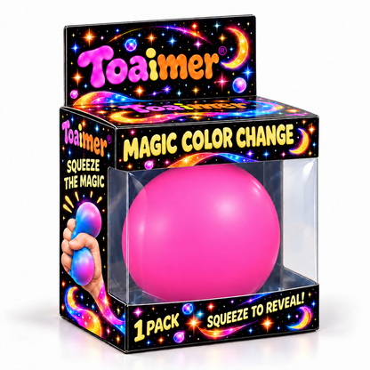 Toaimer Verpackung in Rosa mit glatter Balloberfläche